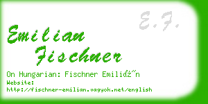 emilian fischner business card